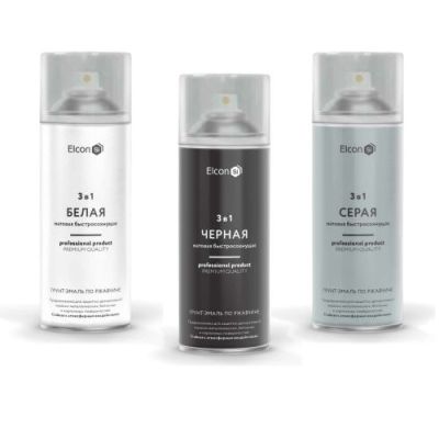 эмаль аэрозоль грунт по ржавчине Elcon