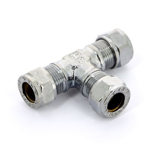 тройники обжим лат. хром.