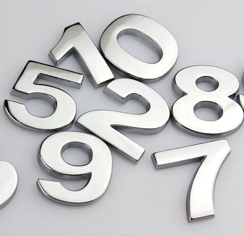 цифры латунь