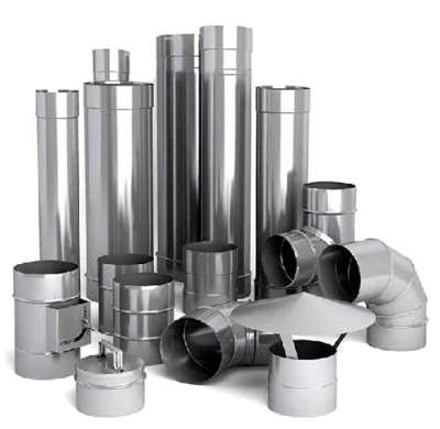 одноконтурные дымоходы d150