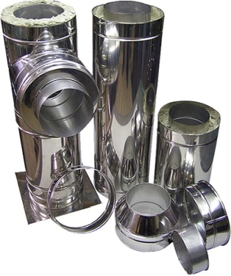 двухконтурные дымоходы d150