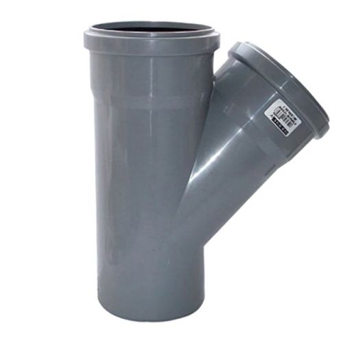 тройники 45° серые