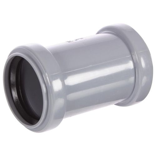 муфты двухраструбные серые