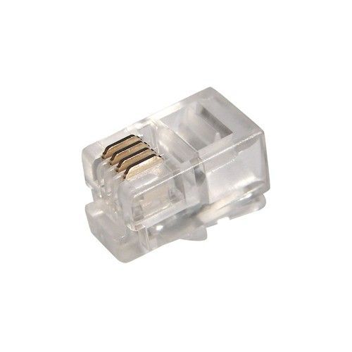 Штекер телефонный 4P4C RJ9/RJ10 (трубка)