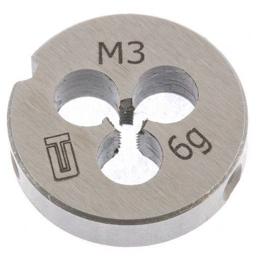 Плашка метрическая  М3х0,5мм d20мм блистер 99908250