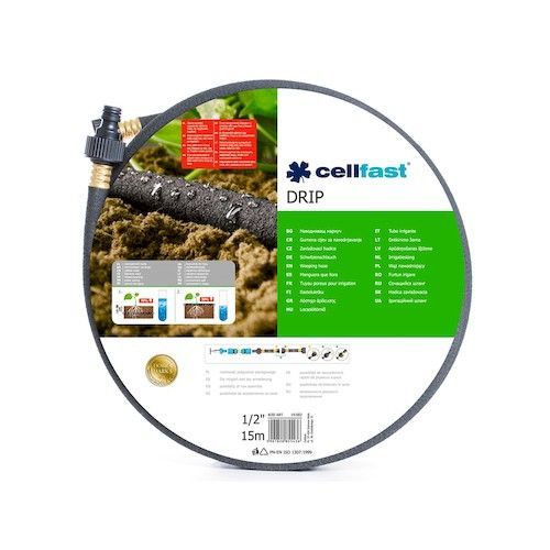 Шланг капиллярный 1/2” 15м пласт. черный CELLFAST