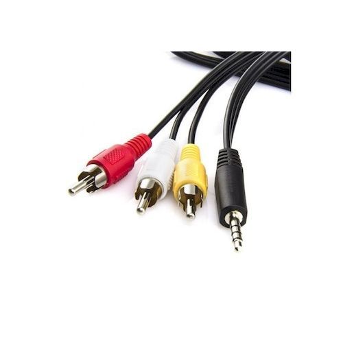 Шнур 3,5шт-3RCA 1,5м литой
