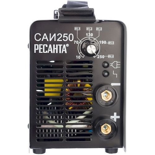 Инвертор сварочный РЕСАНТА САИ-250 (MMA 10-250А, до 6мм, 220В, 7,7кВт, 5кг)