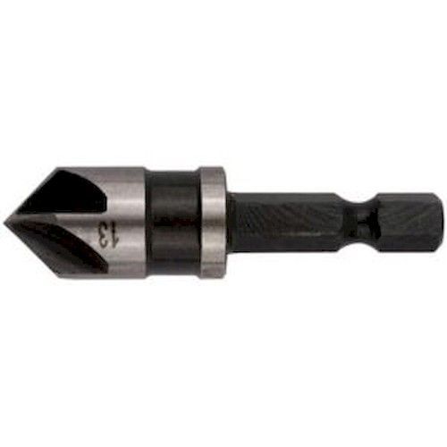 Зенкер конусный 13мм по дереву и металлу 1/4"HEX FIT