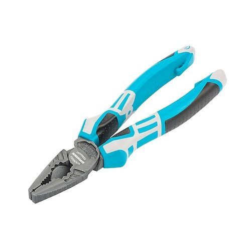 Пассатижи-плоскогубцы 180мм Cr-V 62HRC Titan finish 3К-ручки GROSS