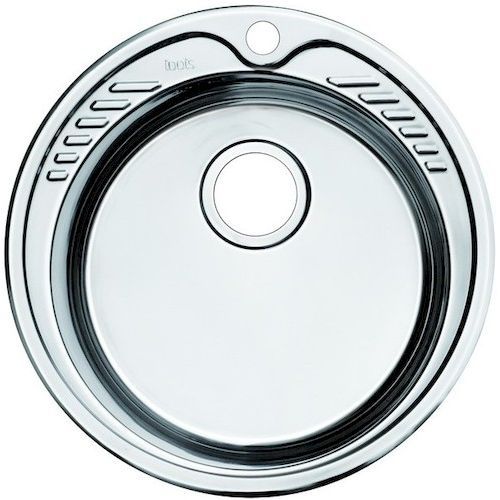 Мойка врезная IDDIS Suno Глянцевая d490мм 0,8мм 3 1/2"