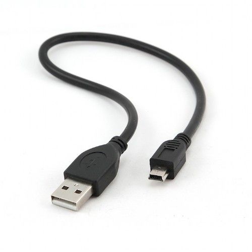 Кабель USB 2.0 - miniUSB 0,3м