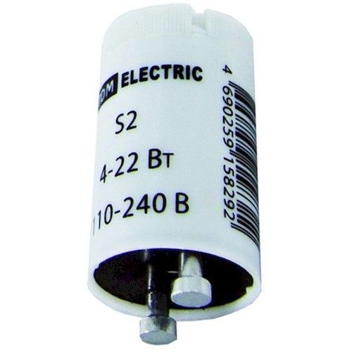 Стартер  S2 110-240В/4-22Вт медь TDM