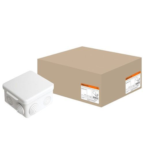 Коробка распаячная ОП  80х80х50мм IP54 TDM