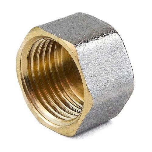 Заглушка никель 1 1/2" ВР