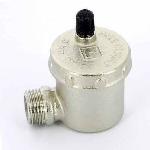 Воздухоотводчик автоматический 1/2" никелир.с боковым подключением