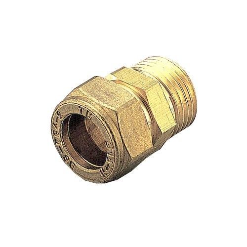 Муфта обжим лат. 22х1" НР