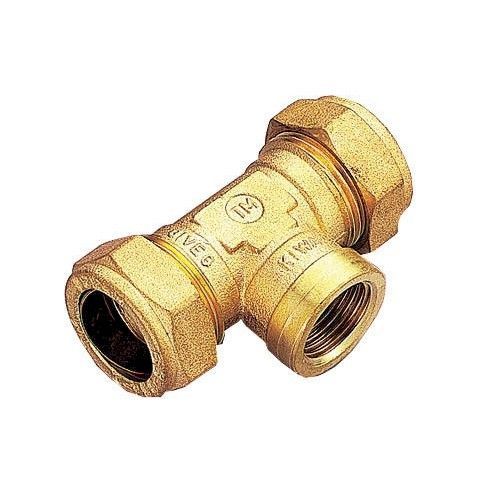Тройник обжим лат. 18х1/2"х18 ВР