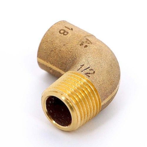 Уголок под пайку бронза 18х1/2" НР