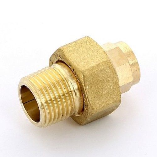 Соединитель разъемный под пайку бронза 15х1/2" НР