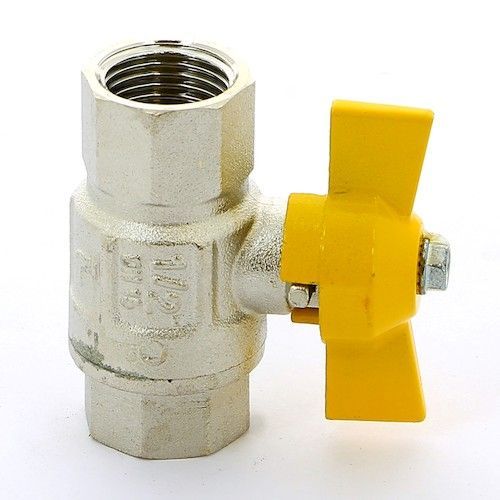 Кран шаровый для газа 1/2" В-В бабочка London