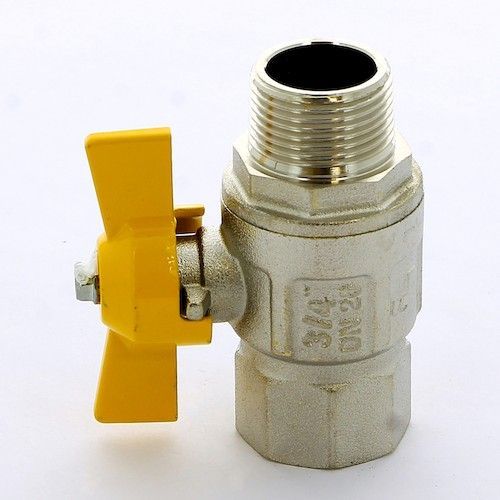 Кран шаровый для газа 3/4" В-Н бабочка London