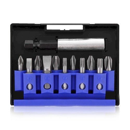 Набор бит 1/4"- 25мм PH-PZ3шт+LS2шт+TORX3шт+держатель (12шт) Практика Профи