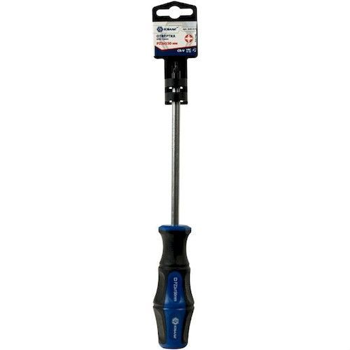 Отвертка PZ3х150мм 2К-рукоятка PRO Cr-V КОБАЛЬТ Ultra Grip