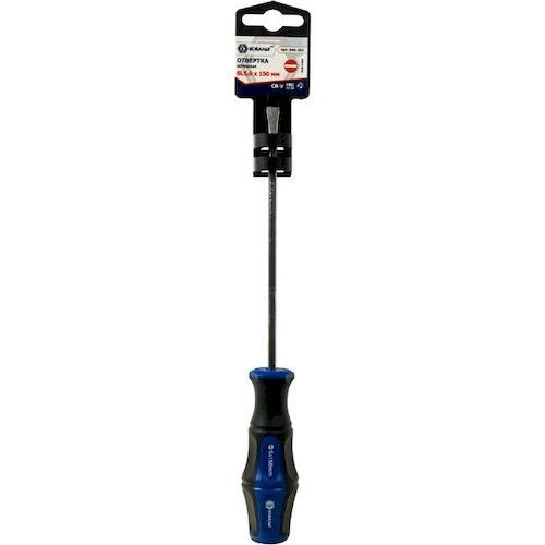 Отвертка SL5,0х150мм 2К-рукоятка PRO Cr-V КОБАЛЬТ Ultra Grip