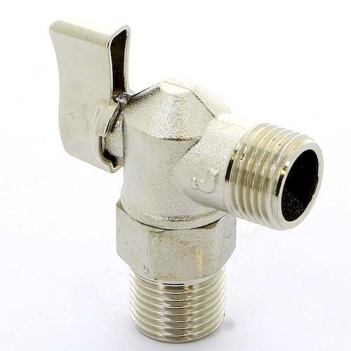 Кран шаровый угловой 1/2"х1/2" Н-Н
