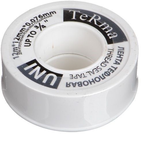 Лента Фум 3/4" 12х0,076мм 12м Terma UNI