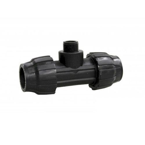 Тройник комбинированный ПНД 25х3/4" НР