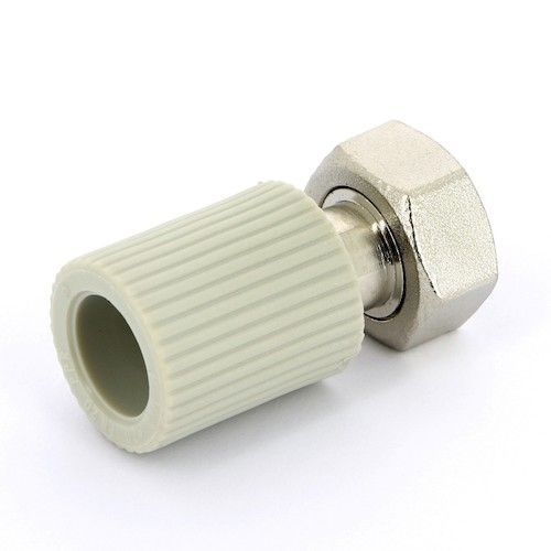 Муфта комбинированная с накидной гайкой ПП 20х3/4" ВР FV-Plast