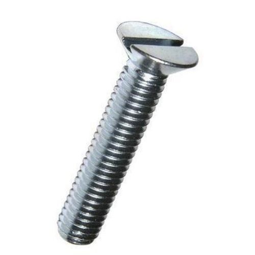 Винт потай  3x 10 прям.шлиц DIN963 оц.