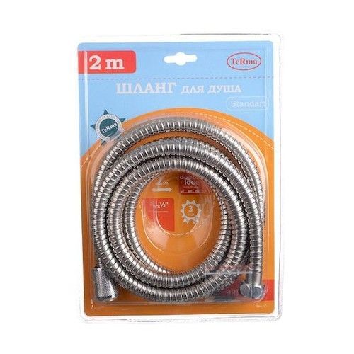 Шланг для душа Terma Standart нерж.сталь 1/2"х1/2" 2,0м Terma