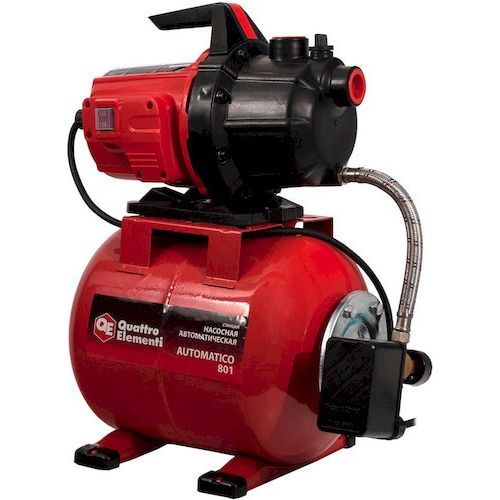 Насосная станция QE Automatico 801 (800Вт, 20л, 53л/мин, напор 40м, гл.8м)