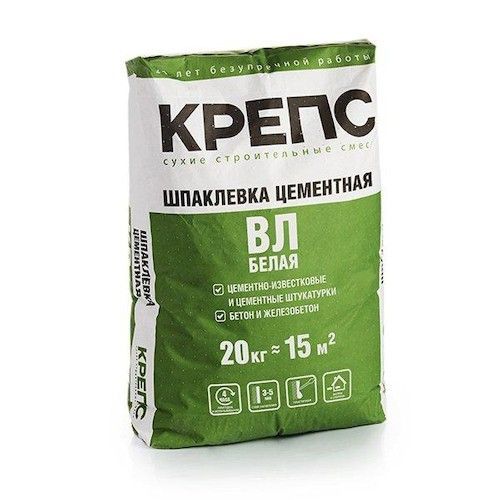 Шпаклевка финишная 20кг Крепс ВЛ белая