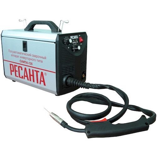 Полуавтомат сварочный РЕСАНТА САИПА-135С (MIG/MAG, MMA, 30-110/130А, 220В, 11кг)
