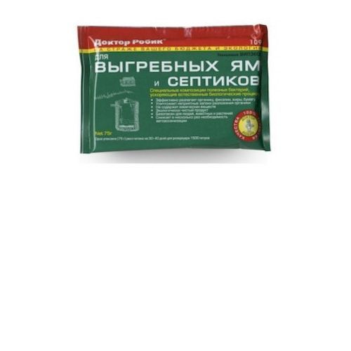 Средство для выгребных ям и септиков 75гр Доктор Робик 109