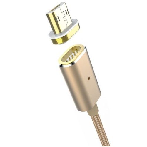 Кабель USB 2.0 - microUSB 1м, магнитный, нейлон