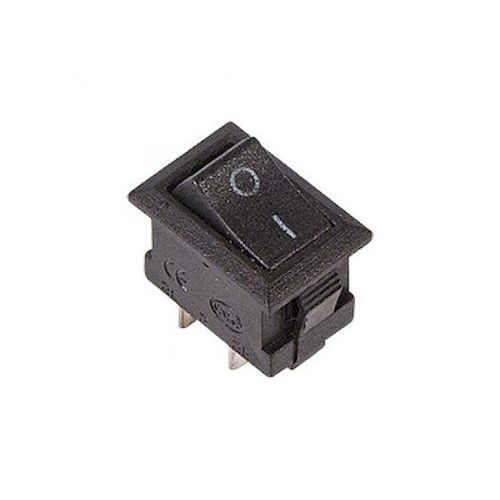 Переключатель  3А 250В ON-OFF, 1 клавиша Micro черный Rexant RWB-101