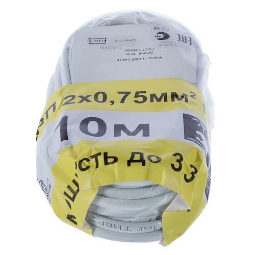 Провод ШВВП-2х0,75  10м ГОСТ