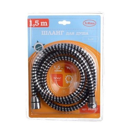 Шланг для душа Terma LUX ПВХ 1/2"х1/2" 1,5м