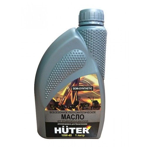 Масло моторное 4-х такт. полусинтетика 1,0л 10W-40 HUTER