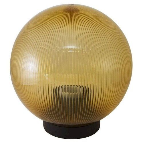 Светильник НТУ 02-100-304 шар золотой с огранкой, d300мм