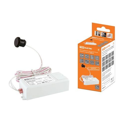 Датчик движения  500W 6см IP20 коротк. дист. ДДК-02 откр.-закр.