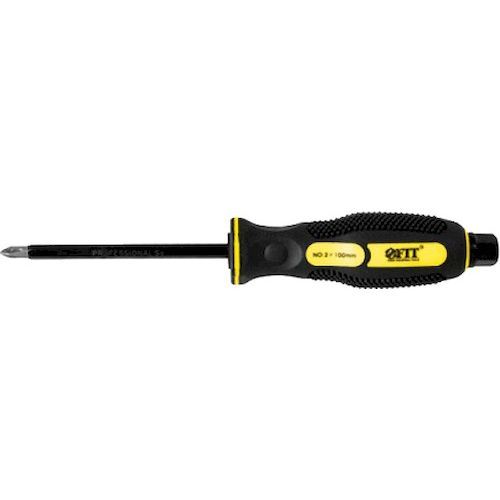 Отвертка ударная PH2х100мм 2К-рукоятка S2 FIT PRO