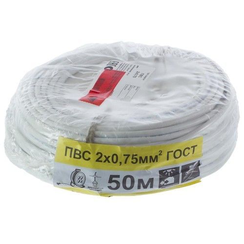 Провод ПВС-2х0,75  50м ГОСТ