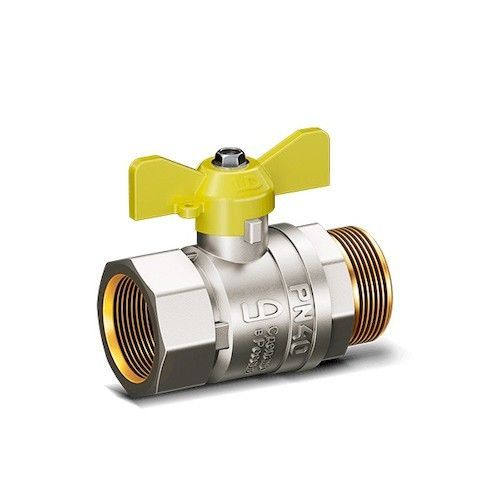 Кран шаровый для газа 1/2" В-Н бабочка LD Pride