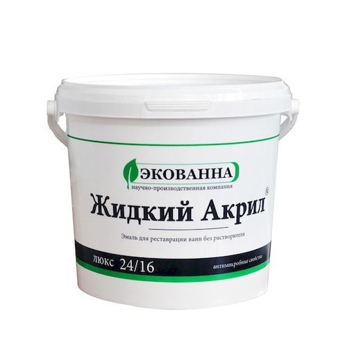 Акрил жидкий для ванны 1,7м 3,43кг ЭКОВАННА